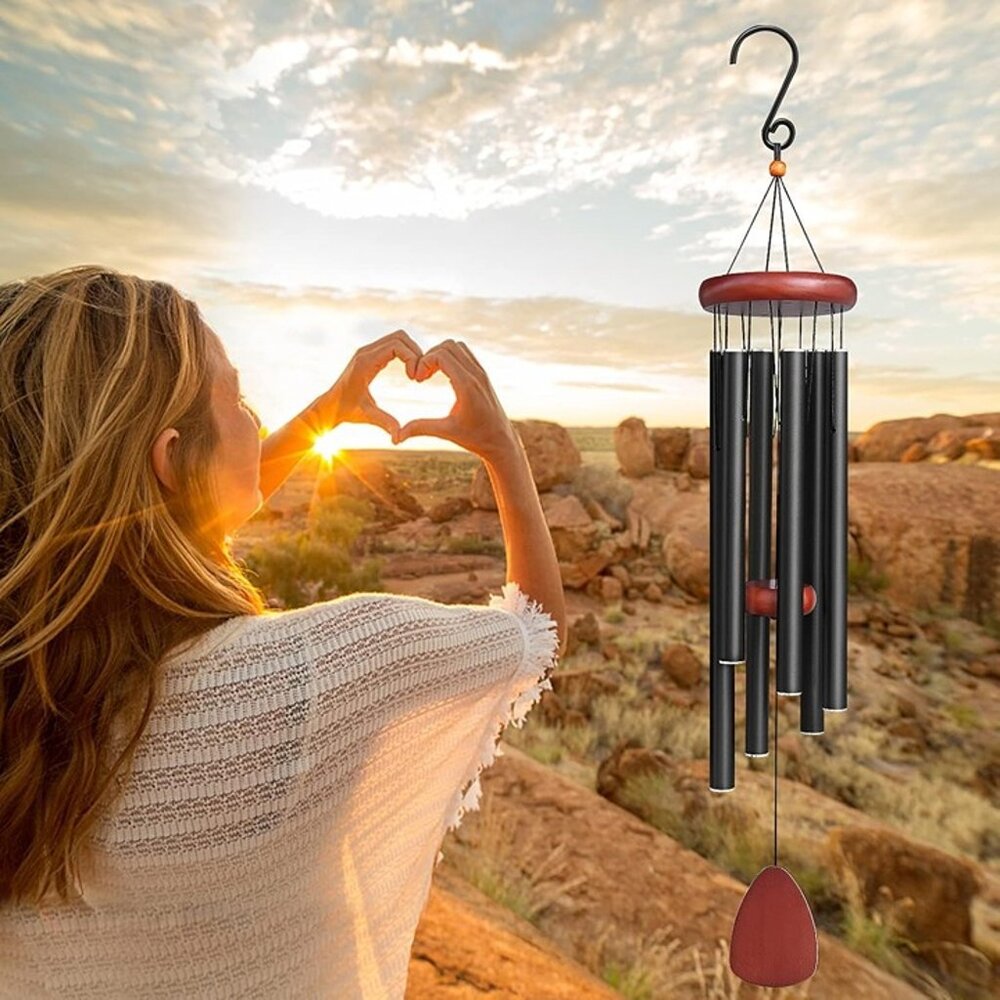 NEW Large Aluminium Wind Chimes Outside, Soothing Melodic Wind Chime,36 Inches - Picture 6 of 9